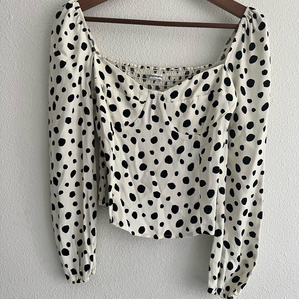 Reformation Reign Top Ink Blot size 4